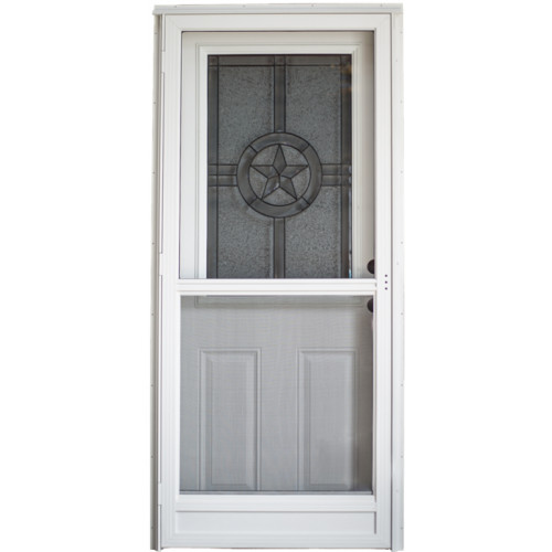 Cordell 925 Series Combination Door with Texas Star Decorative Glass